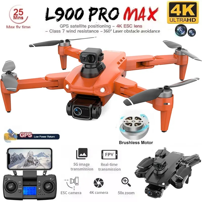 L900 Pro MAX GPS Drone 4K Prof - Drone Camera Night Vision incelemesi ve fiyatı