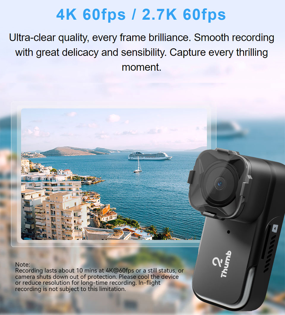 Yeni Sürüm RunCam Thumb 2 4K 2 - Drone Camera 4K incelemesi ve fiyatı