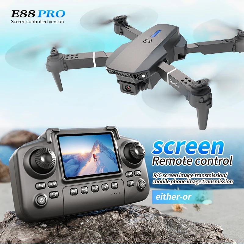 Profesyonel E88 PRO Drone ekra - Drone Camera Professional incelemesi ve fiyatı