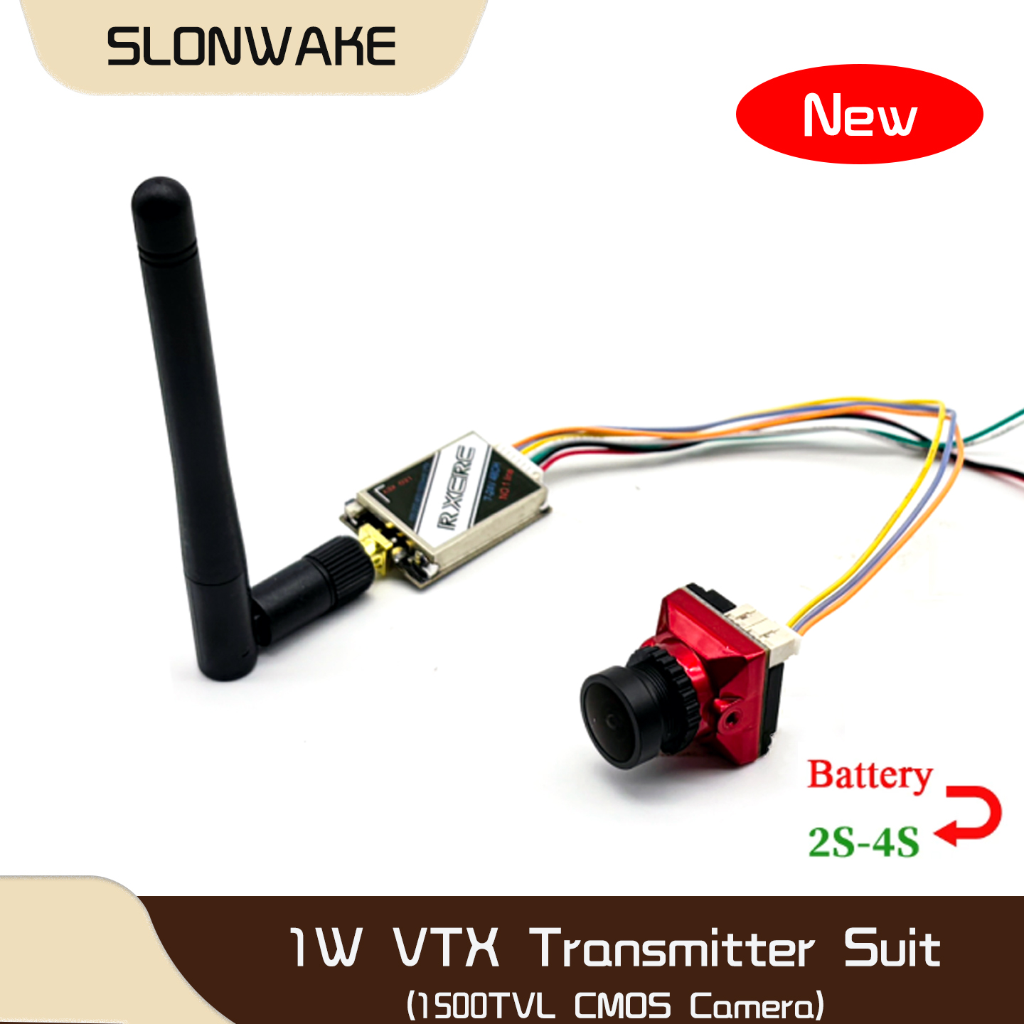 SLONWAKE 5.8G 48CH 1W VTX 100/ - Drone Camera Lens incelemesi ve fiyatı