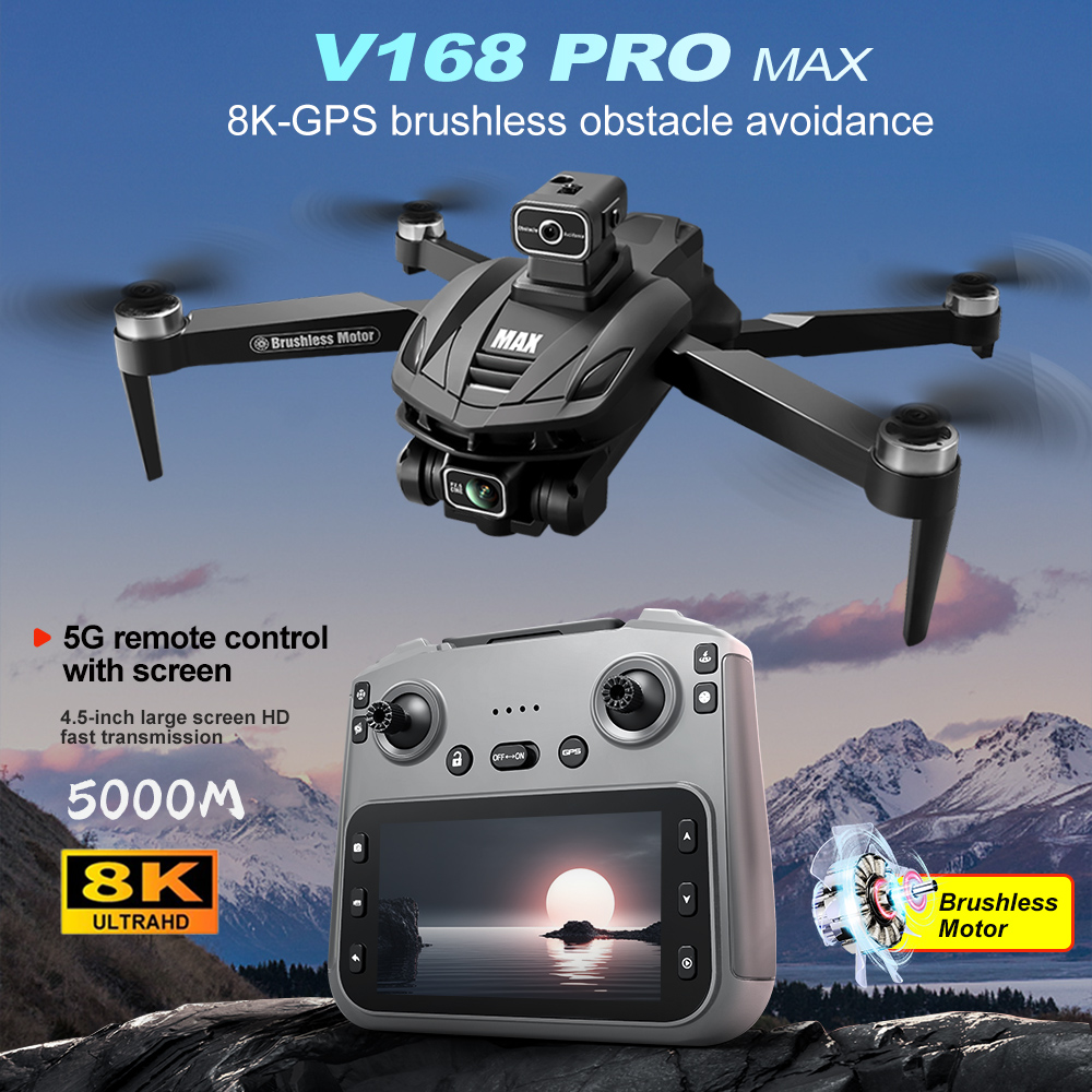 V168 PRO Max GPS Drone 8K Prof - Drone Camera Night Vision incelemesi ve fiyatı