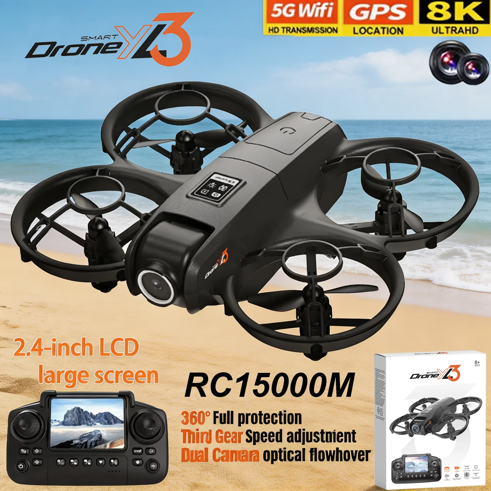 Yeni YL3 RC Drone 8K 1080P Gen - Drone Camera Wide Angle incelemesi ve fiyatı