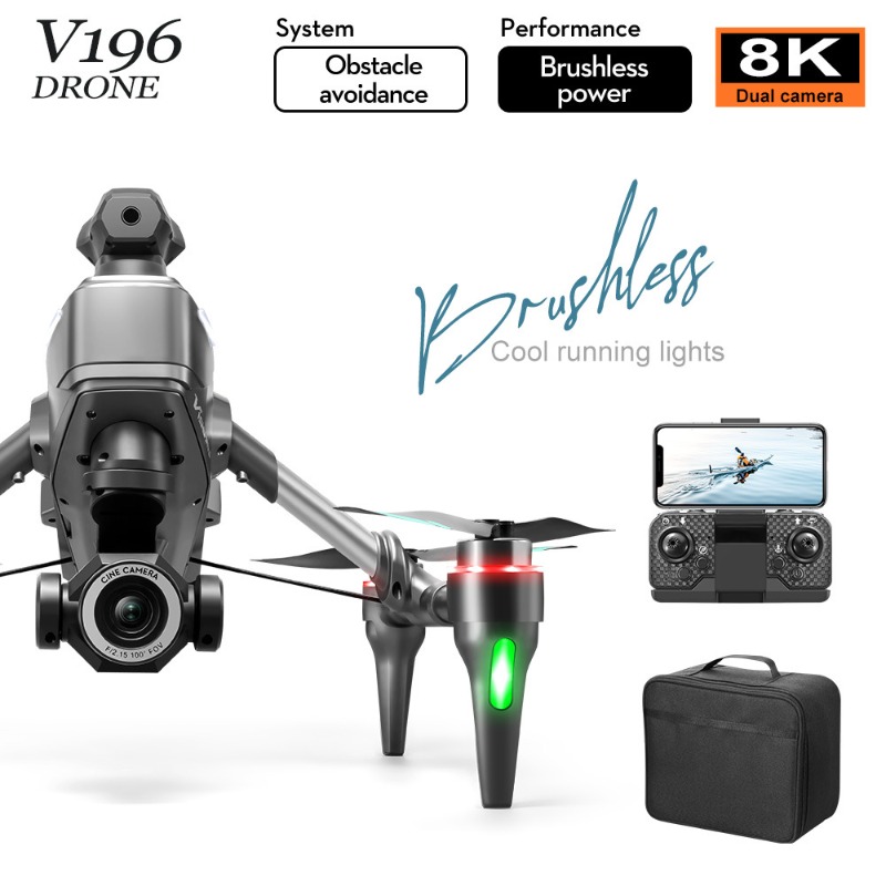 2025 V196 Otomatik Engellerden - Drone Camera With Gimbal incelemesi ve fiyatı