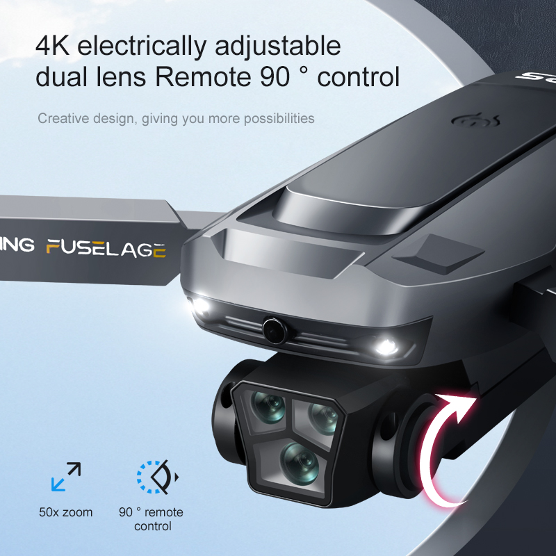 K811MAX Quadcopter Drone: Fırç - Drone Camera Night Vision incelemesi ve fiyatı